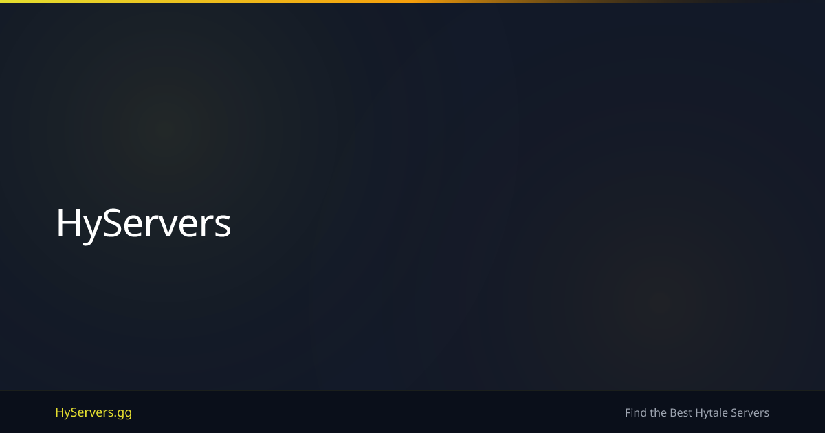 Best Hytale Roleplay Servers 2026 RP Communities HyServers Page