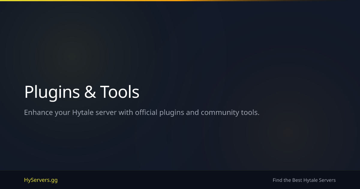 Plugins & Tools | HyServers
